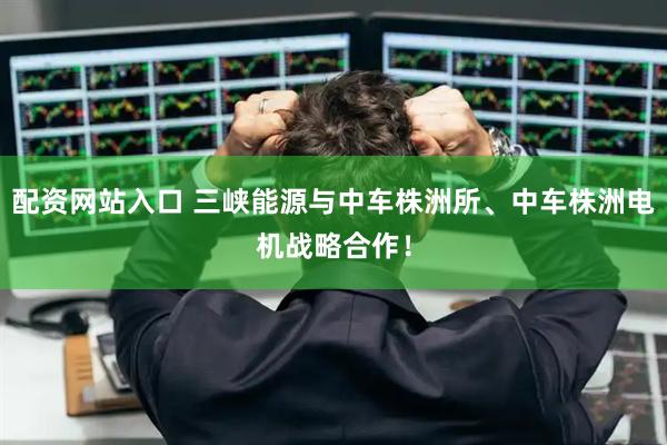 配资网站入口 三峡能源与中车株洲所、中车株洲电机战略合作！