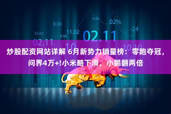 炒股配资网站详解 6月新势力销量榜：零跑夺冠，问界4万+!小米略下滑，小鹏翻两倍